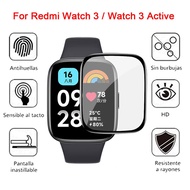 คลุมทั้งหมดปกป้องหน้าจอสำหรับ Redmi Watch 4 / Redmi Watch 3 Active Soft ฟิล์มป้องกันสำหรับ Redmi Watch 3 2 Lite / Mi Watch Lite สมาร์ทวอทช์