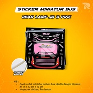 Sticker Lampu Bus jb3 / STIKER HEADLAMP BUS JB3 RKC CUTTING