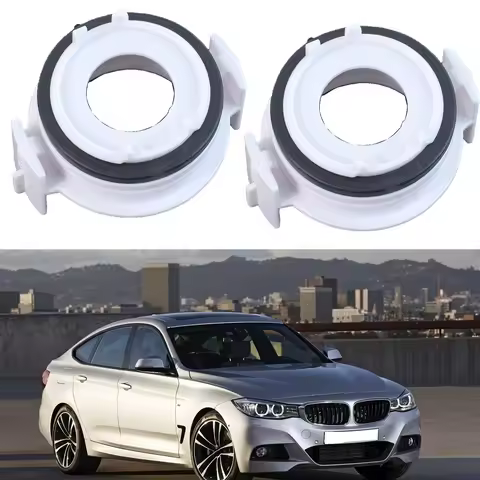 For BMW E46 E90 E65 318i 320i 323i 325i 328i H7 Car LED White Headlight Bulb Base Adapter Retainer H