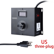 DM 10000W AC220V แรงดันไฟฟ้าสูงคอนโทรลเลอร์ควบคุมตัวควบคุมอุณหภูมิควบคุมความเร็วลดแสง