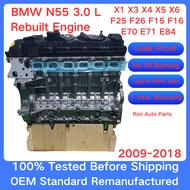 BMW N55 3.0 Turbo Engine For X3 X4 X5 X6 X1 F25 F26 F15 F16 E84 E70 E71 Original Used Recondition