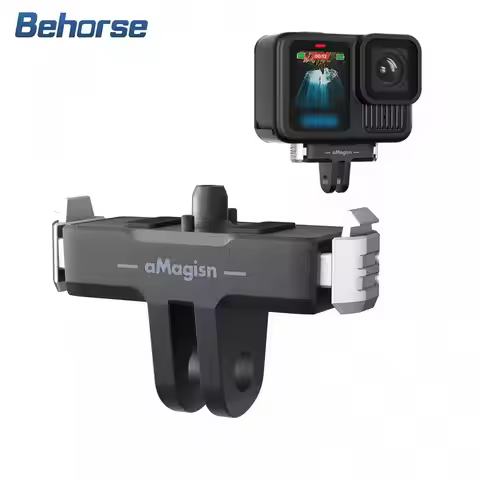 Magnetic Quick Release Mount For GoPro Hero 13 Black Plastic Adapter Lightweight Mount For GoPro Her