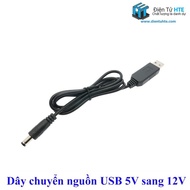 USB 5V to 9V/12V power conversion cable