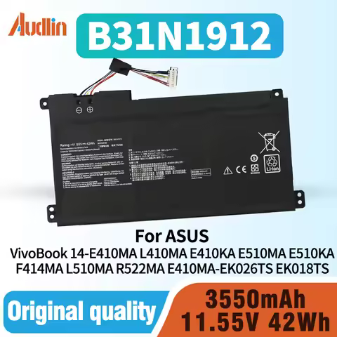 B31N1912 C31N1912 Laptop Battery for ASUS VivoBook 14-E410MA L410MA E410KA E510MA E510KA F414MA L510
