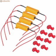 Load Resistors 6 OHM Car 4Pcs Electrical Lamp Turn Signal Light 50W Bulbs