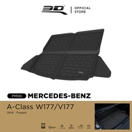 3D Mats ถาดท้ายรถยนต์ MERCEDES BENZ A-CLASS (V177W177) - CKD 2018-2025 พรมกันลื่น พรมกันนํ้า