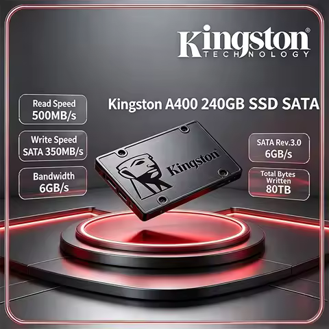 Kingston A400 SATA III SSD 120GB-960GB Up to 500MB/s 2.5" Internal Solid State Drive for Laptop & De