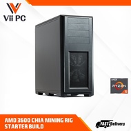 [Vii PC] AMD 3600 Chia Mining Rig Starter Build ,B550 TUF Gaming WIFI ,Klevv 16GB ,2TB Nvme ,Adata 512GB , Phantek Case