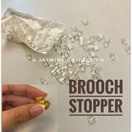 Brooch + Stopper elak tudung koyak dan berlubang | Keronsang + Stopper