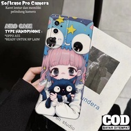 Oppo A55 Case - Oppo A55 Softcase - Cartoon Fashion Case - Oppo A55 Casing - Pro Camera Softcase - T