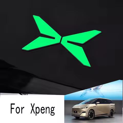 For Xpeng MONA M03 Car Badge G9X9 Colorful Color Changing Sticker Personality Luminous Stickers Car 
