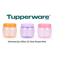 Tupperware Universal Jar 325ml (2pcs) (3pcs) OR 550ml (4pcs) OR 550ml (2pcs) Airtight Container Food