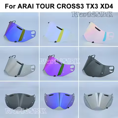 Helmet Visor For ARAI TOUR CROSS3 TX3 XD4 Motorcycle Helmets Vision Lens Case For CROSS3 Helmet Lens