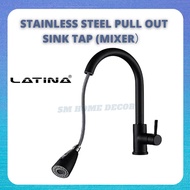 LATINA STAINLESS STEEL PULL OUT SINK TAP (MIXER) FAUCET DAPUR SINK TAP KITCHEN SINK TAP