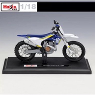 Maisto 1-18 Husqvarna FC450 FC 450 Blue Special Edition Diecast Motosikal  Dirt Bike Gift