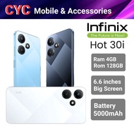 Infinix Hot 30i (Ram4GB+Rom128GB) Smartphone Original Infinix Malaysia 1year warranty