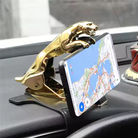 Car Phone Holder Dashboard GPS Navigation Stand For IPhone Samsung Huawei Mate40 Smartphones In Car 