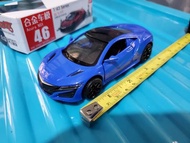 [回力車]全新1:43 藍色本田"NSX"回力賽車合金模型 blue color honda acura nsx pullback sport toys car