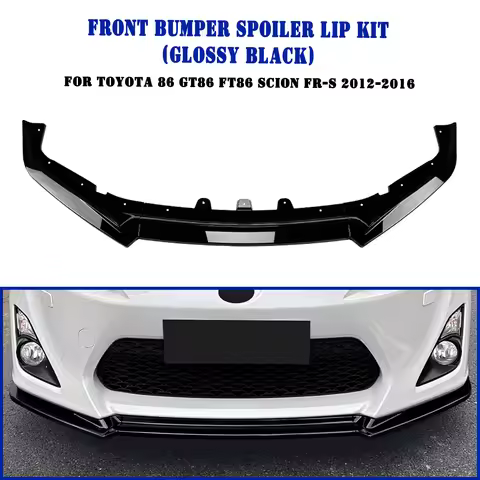 Front Bumper Spoiler Lip For Toyota GT 86 GT86 FT86 Scion FR-S 2012-2016 Lower Splitter