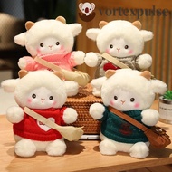 VORTEXPULSE Sheep Plush Doll Kids Toys Animal Dolls Lovely Plushie Dolls Cute Sweater Sheep Home Dec