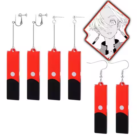 Anime Tokyo Avengers Izana Kurokawa Earring Fashion Personality Acrylic Earrings Cosplay Props Ear C