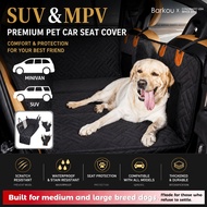Barkou Premium Large Dog Car Seat Cover Anti-Scratch, Heatproof Anti-Mold For SUV & MPV