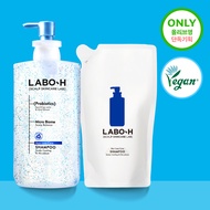 LABO-H Scalp Cooling & No Sebum Shampoo 750ml Refill Set (+600ml)