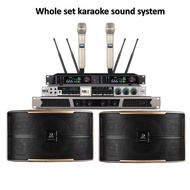 Karaoke sound system,600W*2 Amplifier+UHF Wireless microphone+Professional karaoke mixer+10'' Passive karaoke speaker.