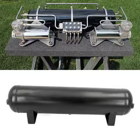 3 Gallon 4 Gallon 5 Gallon Aluminum Air Cylindern Black Air Tank Pneumatic Air Suspension Tank Air H