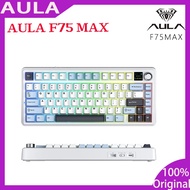 AULA F75 MAX Gaming Mechanical Keyboard 75% Wired/Bluetooth/2.4G Hot-Swap RGB E-sports Keyboard with