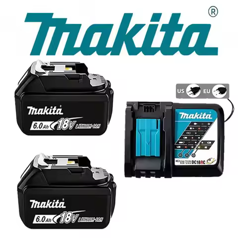 π
2026 Genuine Makita 18 V BL1860B Battery Replacement Compatible with Makita 18V Lithium Battery BL