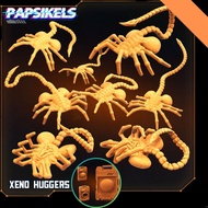 Xeno Hugger [1-8] and Storage Cases-Wars-Monstrosity Xenomorph/32mm scale 3D printed miniature PSK