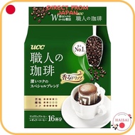 [Direct From Japan]UCC Craftsman's Coffee Drip Coffee Deep Rich Special Blend 16 cups x 3