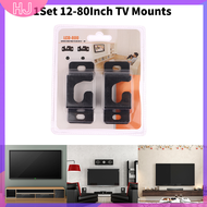 【HJ】 1Set 12-80Inch TV Mounts LCD LED Monitor Wall Mount Bracket Fixed Flat Panel TV Frame w Screw