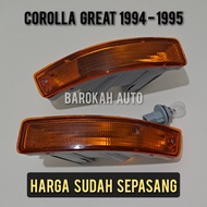 Lampu Sen Bemper Mobil Corolla Great 1994 1995 Harga sudah sepasang
