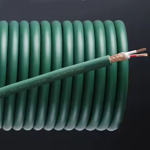 Furutech FA-220 OCC Audio Signal Cable Bulk Audio Wire OD9.0mm (Sell Per 1M) DIY Vinshle