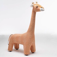 Giraffe Childrens Stool Nordic Animal Shoe Changing Stool Baby Seat Home Living Room Cartoon Stool A
