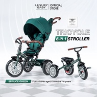 Clearance Sale! | รถเข็นเด็ก&จักรยานสามล้อ | Bentley Tri Cycle 6 in 1 Stroller Trike  [Spruce Green]