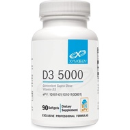 XYMOGEN D3 5000 Bioavailable D3 5000 IU (125 mcg) D untuk Imun B & Jantung 90 Softgel