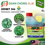 4L Hornet 566 Glufosinate-Ammonium 5.66% Racun Rumpai Herbicide Rumput Aur Kekacang Penutup Bumi
