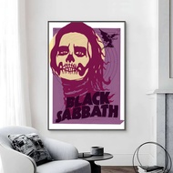 Music B-Black Sabbath Band O-Ozzy Osbourne Poster Canvas painting poster with prints Home bedroom li