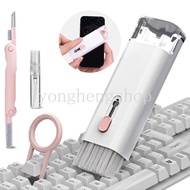 7-in-1 Computer Keyboard Cleaning Brush Kit with Keycap Puller Headset Earphone Brushes Pen Phone La