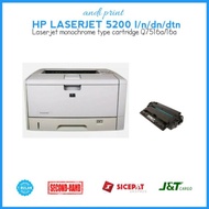 Printer laserjet 5200n A3 printer A3 5200 L/N/Dn network Printer Laser
