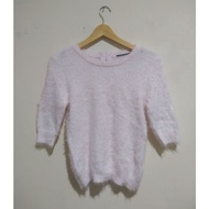 Fuzzy Fuzzy Baby Pink Top | BRANDED Korean Style