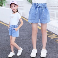 Jeans Kids Girl Short Pants Kids Girl High Waist Shorts