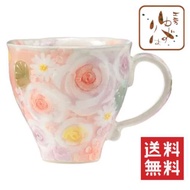【送料無料】【工房ゆずりは】色彩ばら マグ/母の日にもおすすめ♪（かわいい ボタニカル コップ） / 食器 カップ 花柄 おもてなし 贈り物 ギフト