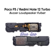 Buzzer Loudspeaker Fullset Xiaomi Pocophone Poco F5 / Redmi Note 12 Turbo / 23049PCD8G / 23049PCD8I 