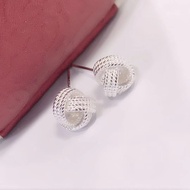 MEET Silver 925 Italy Silver Stud Earrings ER308