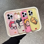 KT Cat Avatar Suitable for Phone16promax Apple 14pro Phone Case 1513 Shock-resistant 15 Cartoon 1726