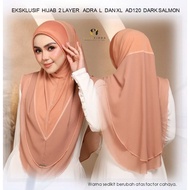 🎁 TUDUNG ADRA - SAIZ L 🎁 TUDUNG 2 LAYER - SAIZ L - Ezzufirda